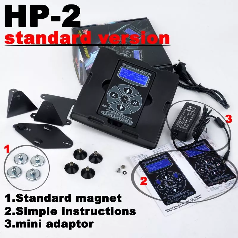 100% alkuperäinen Hurricane HP-2 Tattoo Power Supply Green Box