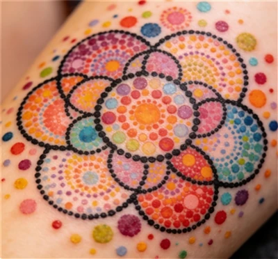 Mikä on pointillismitatuointi?
