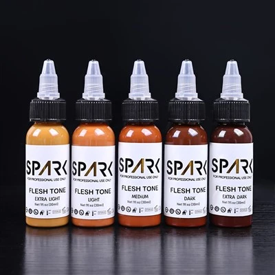 30 ml/pullo 5 väri ihon sävyvärinen tatuointi muste kehon taidetta varten