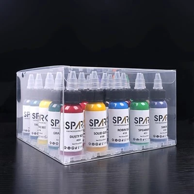 Spark Professional 1oz 25 Color Set Tattoo -musteen tatuointisarja