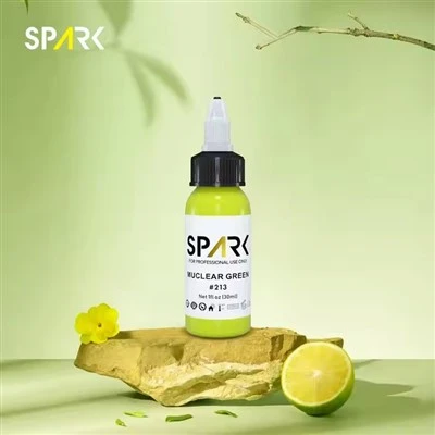 Kipinä 0,5oz pitkä - kestävä nopea väritys Kirkkaanvärinen vesi - pohjainen elinvoimainen väritatuointi muste kehon taidetta varten