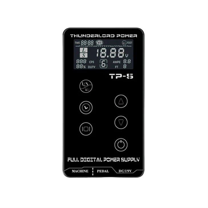 3-18V LCD-virtalähde Tattoo Digital