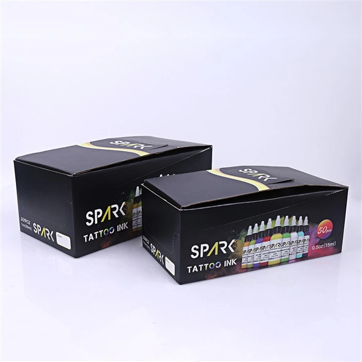 50 värisettiä Pigmentit Tattoo Ink Spark Tattoo Ink Set Professional
