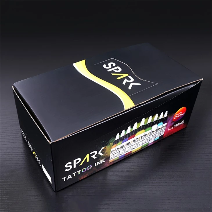 50 värisettiä Spark Tattoo Ink Set Professional Tattoo Ink Color