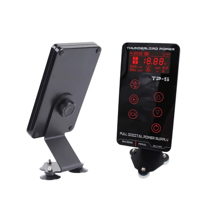 Tatuointikoneille LCD Tattoo Power Supply -virtalähde