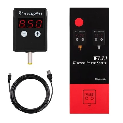 4V-11V langaton virtalähde 1500mAh tatuointiakku