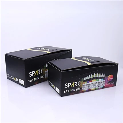 50 värisettiä Pigmentit Tattoo Ink Spark Tattoo Ink Set Professional