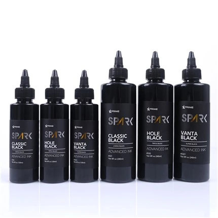 8OZ Black Ink Series Hole Black Triple Black Spark Tattoo Ink Lyijytön tatuointimuste