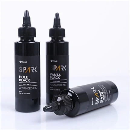 Klassinen musta 4OZ vuori Black Ink Series Spark Tattoo Ink Tattoo Ink Black Light