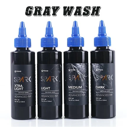Spark Greywash Tattoo Ink - 4 Oz-pullosetti