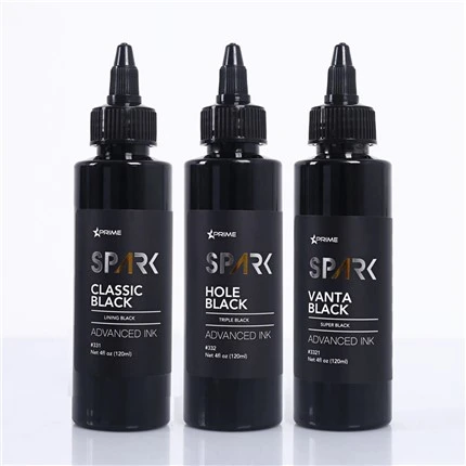 Vanta Black 4OZ Super Black Ink Series Spark Tattoo Ink Tattoo Ink Set Professional