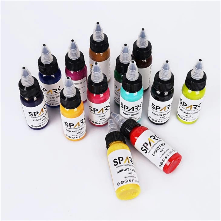 Tatuointimusteet Bulk Tattoo Ink Spark Original