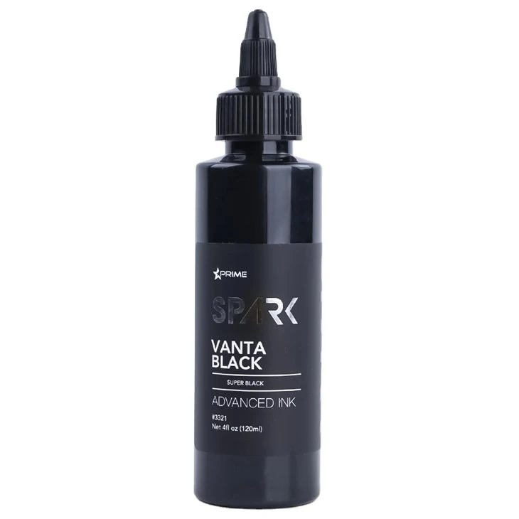 Lyijytön tatuointimuste 8OZ Black Ink Series Classic Black Lining Black Spark Tattoo Ink Professional Tattoo Ink Display