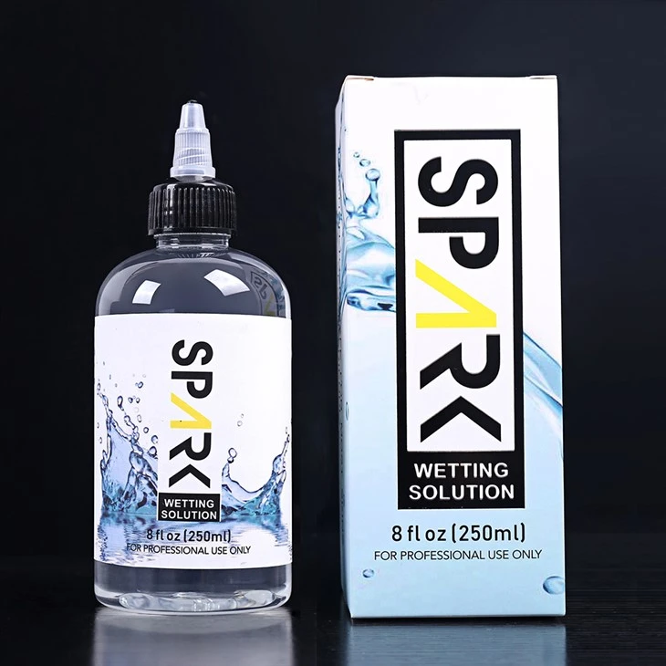 Ammattimainen 240ml 8OZ Spark Tattoo Wetting Solution Spark Tattoo Mixing Solution Spark Tattoo Ink